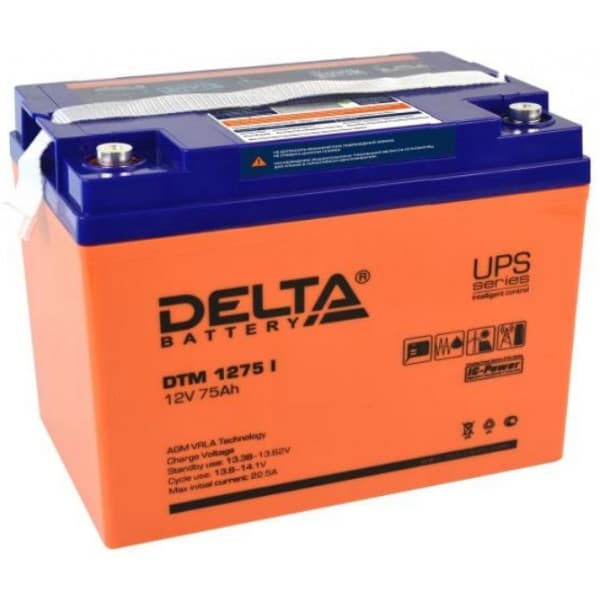 Аккумуляторная батарея Delta DTM 1275 I — изображение 2