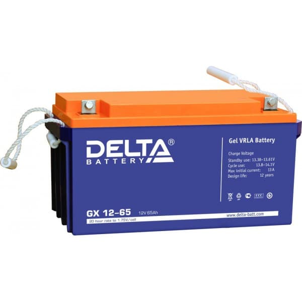 Аккумуляторная батарея Delta GX 12-65 — изображение 2