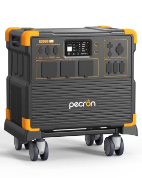 PECRON E3800LFP портативная зарядная станция 4200W 3840Wh с бесплатной тележкой