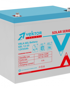 Аккумуляторная батарея Vektor Energy GEL 12-55