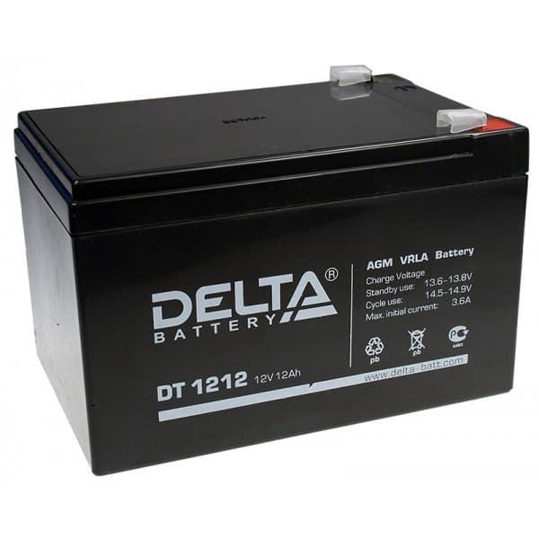 Аккумуляторная батарея Delta DT 1212 — изображение 2
