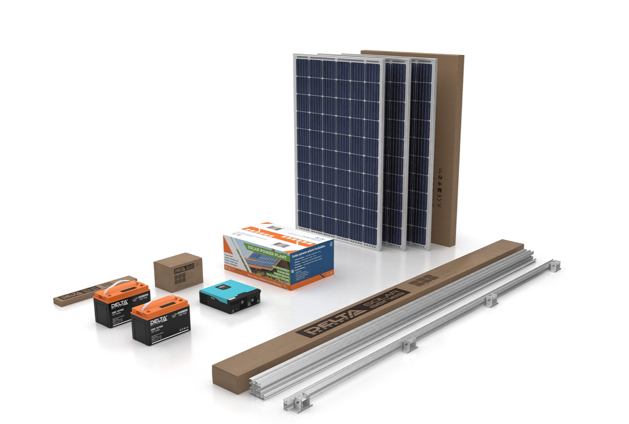 Солнечная электростанция SOLAR ECO 3 с углом — изображение 2