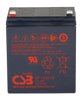 Аккумуляторная батарея CSB GP1245 F2 (12V16W)