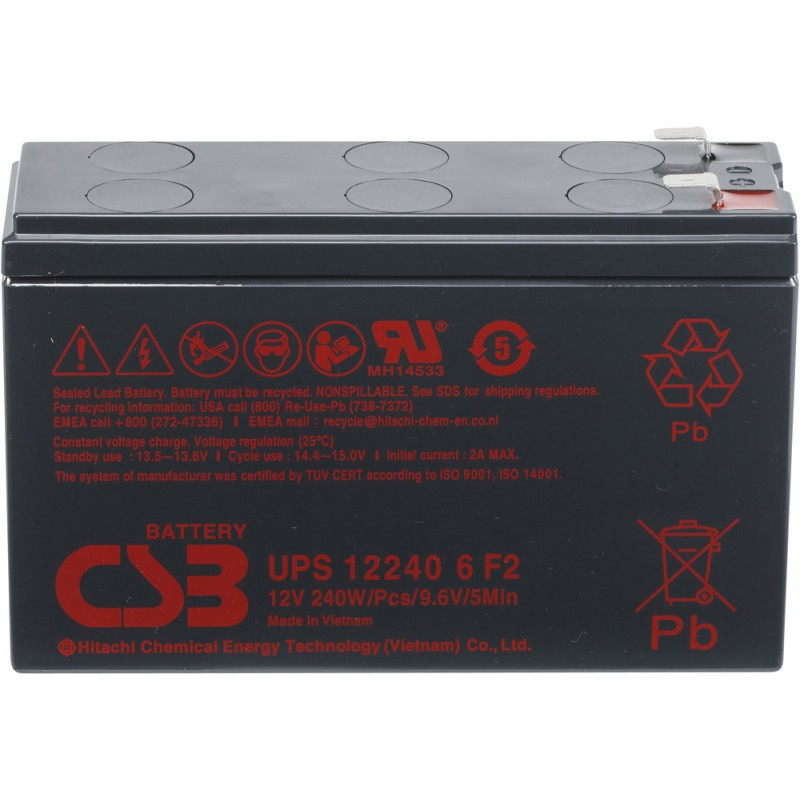 Аккумуляторная батарея CSB UPS122406 F2 — изображение 2