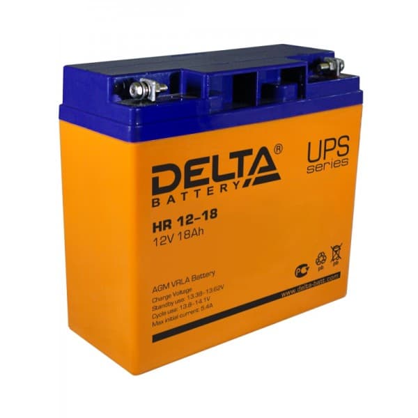 Аккумуляторная батарея Delta HR 12-18 — изображение 2