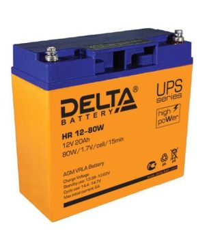 Аккумуляторная батарея Delta HR 12-80 W