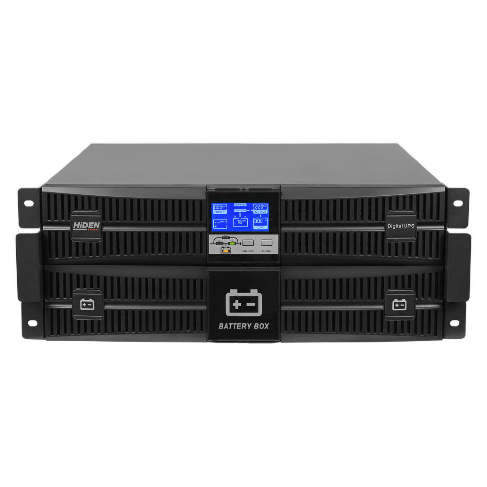 ИБП HIDEN EXPERT UDC92010S-RT, встроенные акб в корпусе (9А/ч х 16шт),10 kVA/10 kW (PF=1)