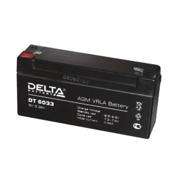 Аккумуляторная батарея Delta DT 6033(125) — изображение 2