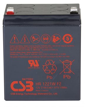 Аккумуляторная батарея CSB HR1221W F2