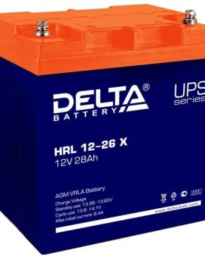 Аккумуляторная батарея Delta HRL 12-26 X