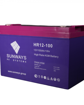 Аккумуляторная батарея SUNWAYS HR 12-100