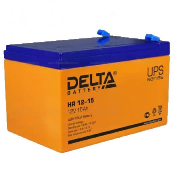 Аккумуляторная батарея Delta HR 12-15 — изображение 2