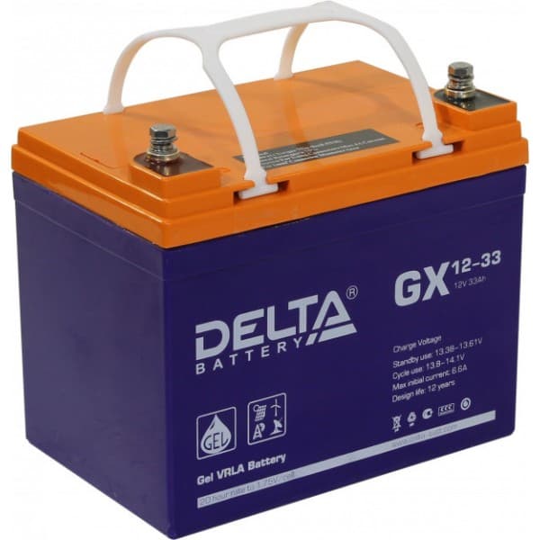 Аккумуляторная батарея Delta GX 12-33 — изображение 2