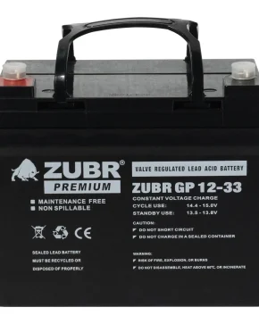Аккумуляторная батарея для ИБП ZUBR GP12-33 12V33Ah