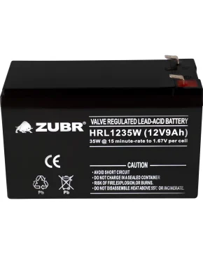 Аккумуляторная батарея для ИБП ZUBR HRL12-35W 12V9Ah