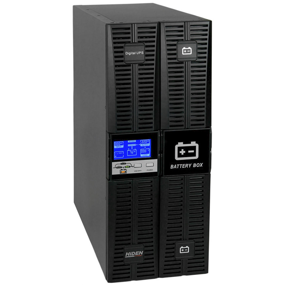 ИБП HIDEN EXPERT UDC92010S-RT, встроенные акб в корпусе (9А/ч х 16шт),10 kVA/10 kW (PF=1) — изображение 5
