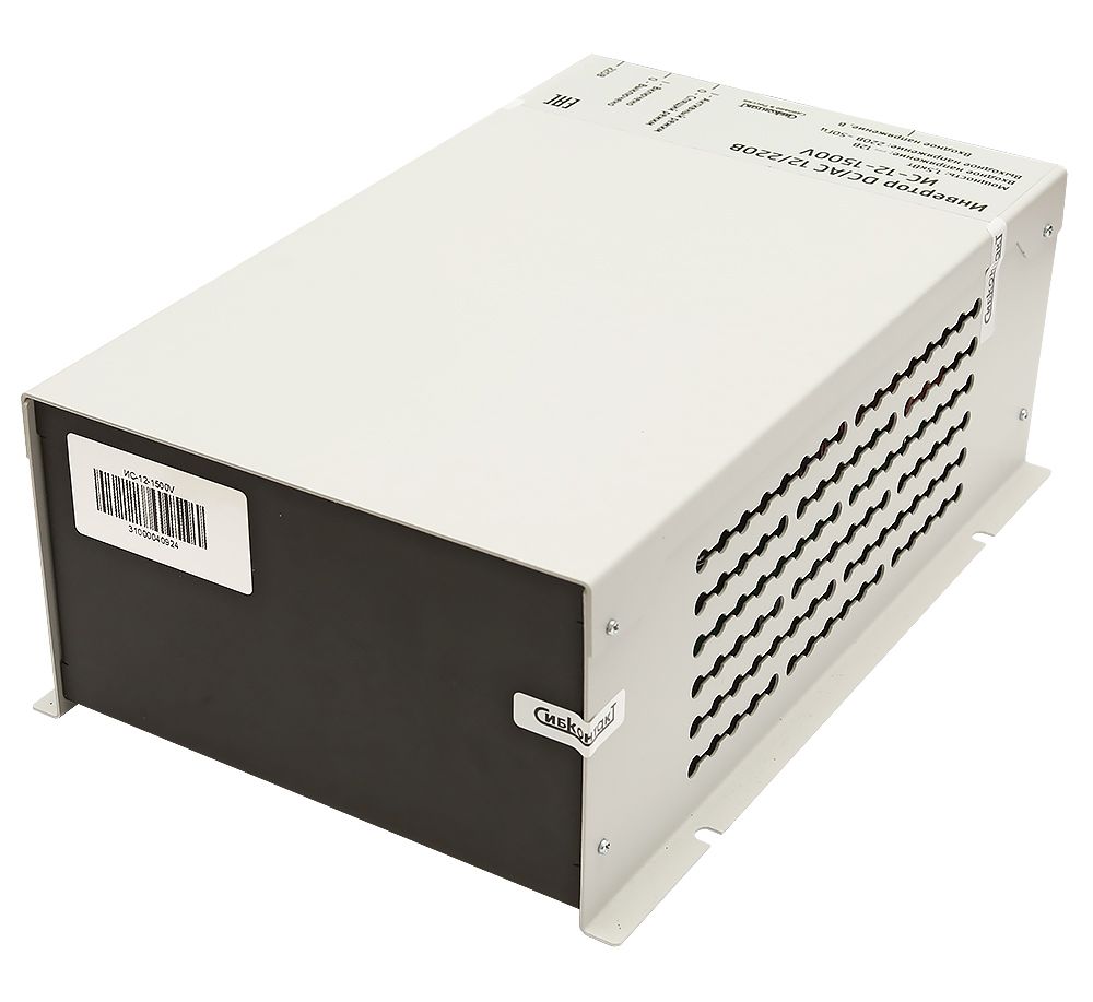 ИС-12-1500V инвертор, преобразователь напряжения DC/AC, 12В/220В, 1500Вт — изображение 2