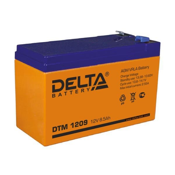 Аккумуляторная батарея Delta DTM 1209 — изображение 2