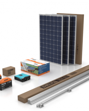 Солнечная электростанция SOLAR ECO 3 с углом
