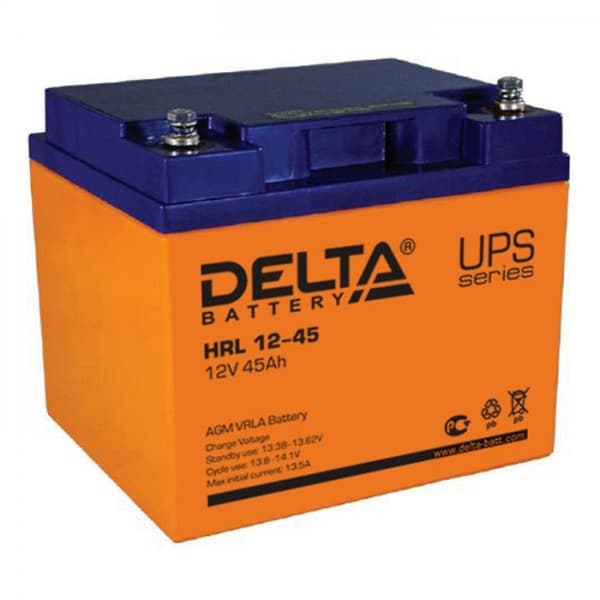 Аккумуляторная батарея Delta HRL 12-45 — изображение 2