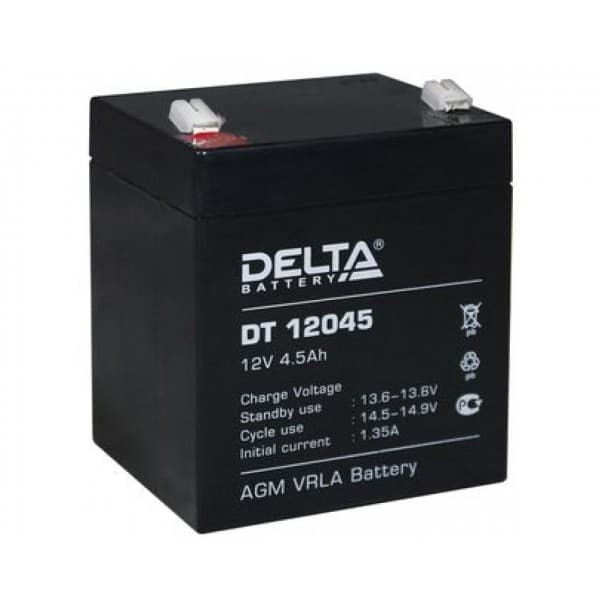 Аккумуляторная батарея Delta DT 12045 — изображение 2