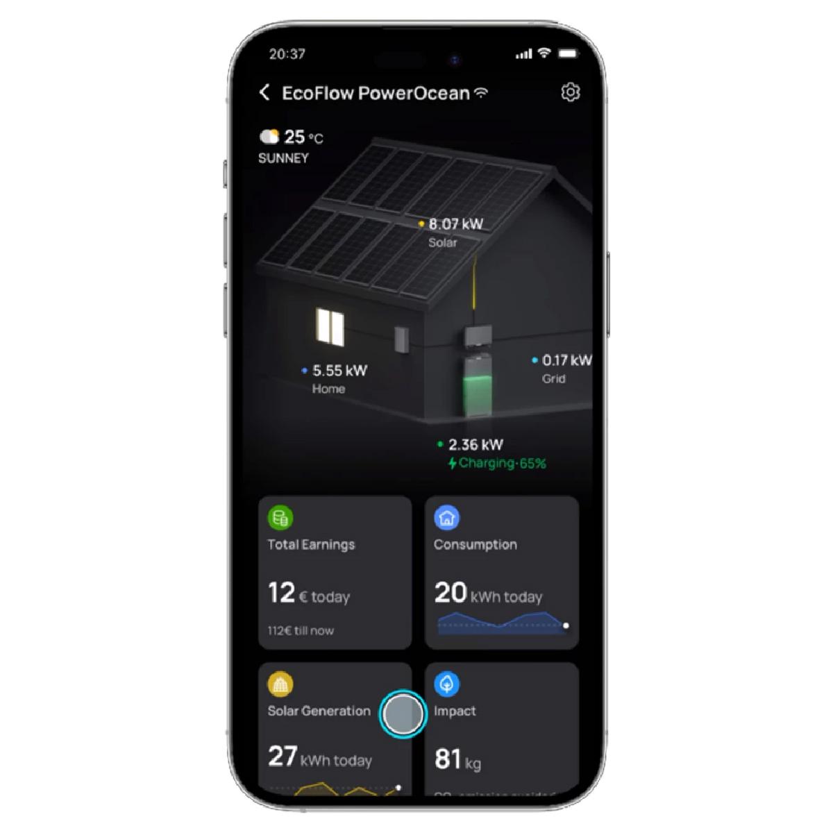 Гибридный инвертор EcoFlow Power Ocean 10 кВт (трёхфазный) — изображение 5