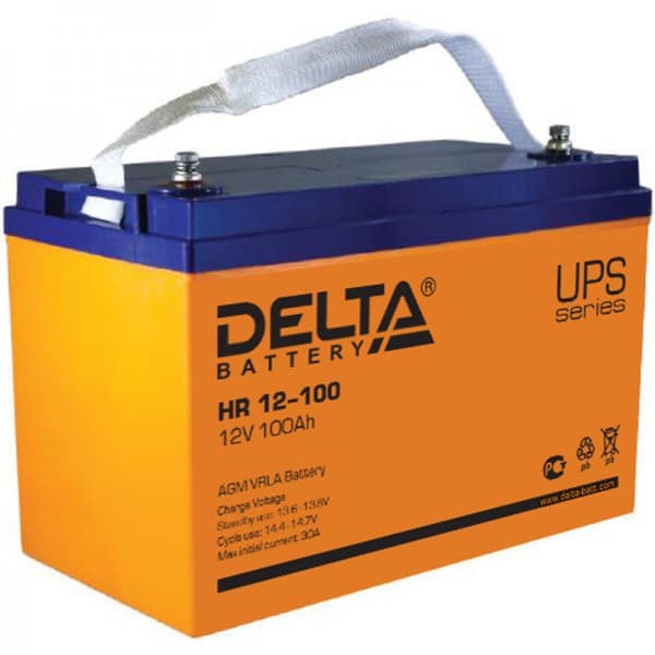 Аккумуляторная батарея Delta HR 12-100 — изображение 2