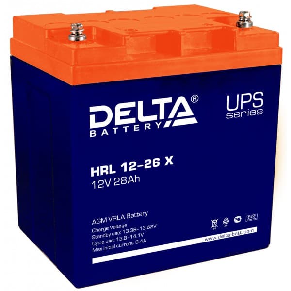 Аккумуляторная батарея Delta HRL 12-26 X — изображение 2