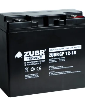 Аккумуляторная батарея для ИБП ZUBR GP12-18 12V18Ah
