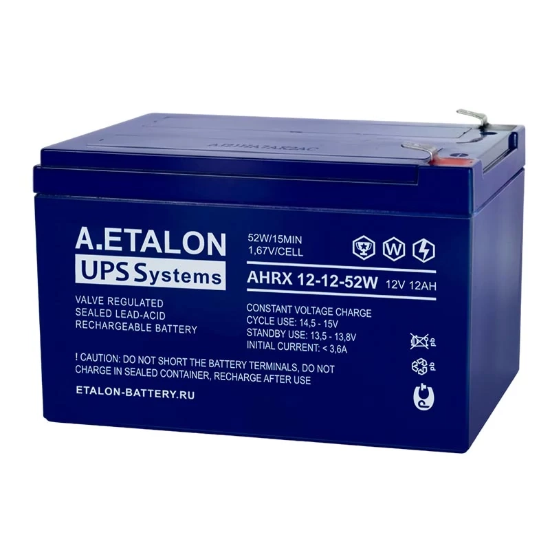 Аккумуляторная батарея ETALON AHRX 12-12-52W
