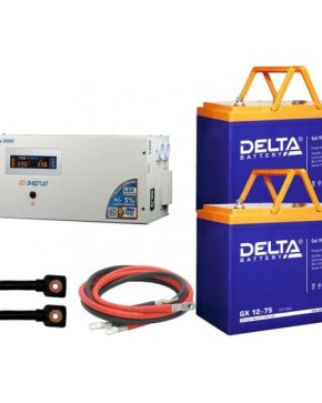 ИБП ДЛЯ ДОМА | Инвертор (ИБП) Энергия PRO-5000 + Аккумуляторная батарея Delta GX 1275