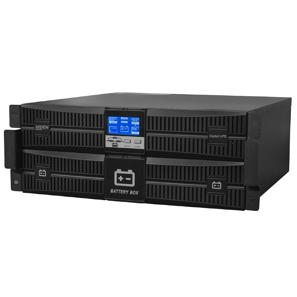ИБП HIDEN EXPERT UDC92010S-RT, встроенные акб в корпусе (9А/ч х 16шт),10 kVA/10 kW (PF=1) — изображение 2