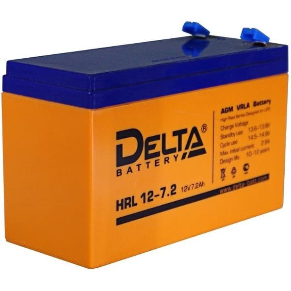 Аккумуляторная батарея Delta HRL 12-7.2 — изображение 2