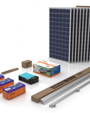Солнечная электростанция SOLAR ECO 5 с углом