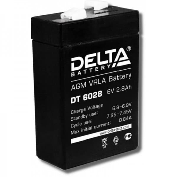 Аккумуляторная батарея Delta DT 6028 — изображение 2