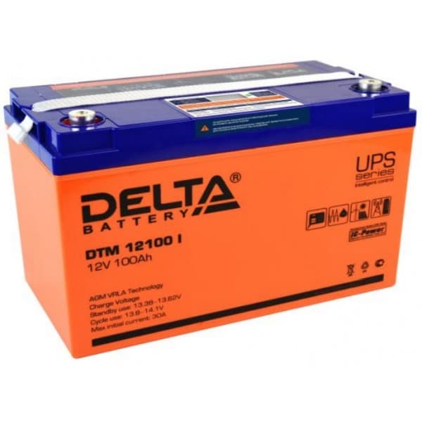 Аккумуляторная батарея Delta DTM 12100 I — изображение 2