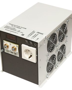 ИС-12-3000V инвертор, преобразователь напряжения DC/AC, 12В/220В, 3000Вт