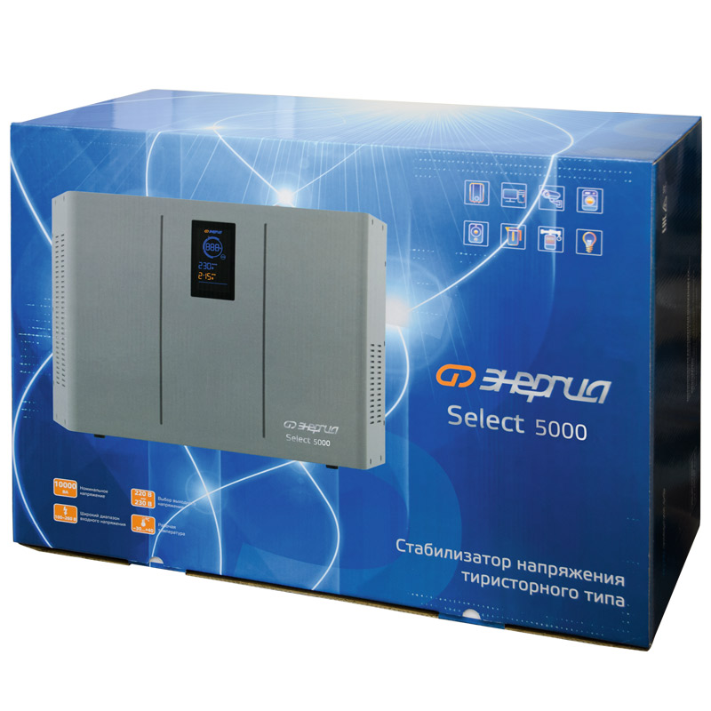 Стабилизатор напряжения Энергия Select 5000 — изображение 9
