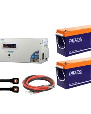 ИБП ДЛЯ ДОМА | Инвертор (ИБП) Энергия PRO-5000 + Аккумуляторная батарея Delta GX 12150
