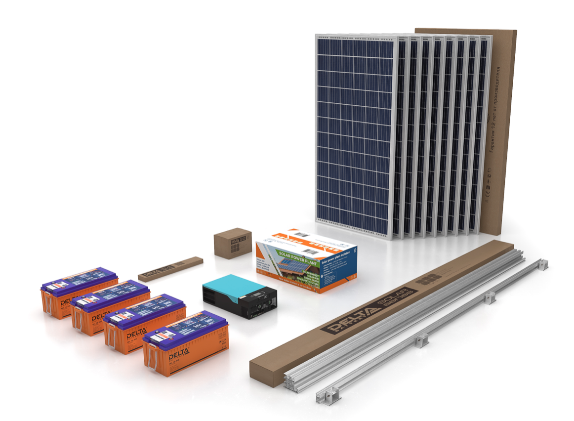 Солнечная электростанция SOLAR ECO 5 без угла — изображение 2
