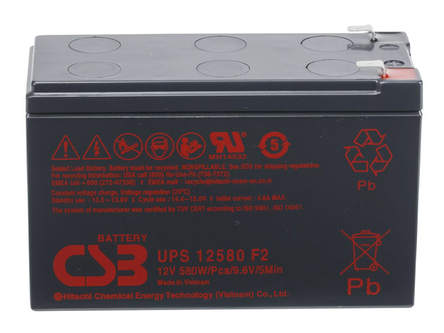 Аккумуляторная батарея CSB UPS12580 F2 — изображение 2