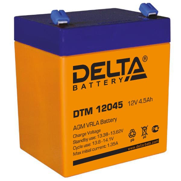 Аккумуляторная батарея Delta DTM 12045 — изображение 2