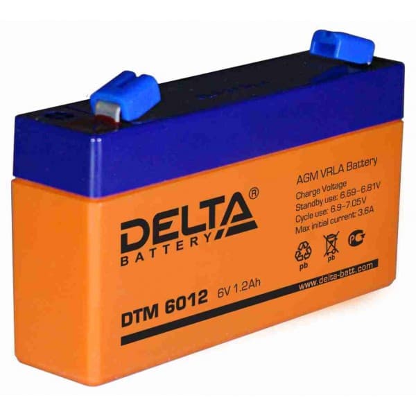 Аккумуляторная батарея Delta DTM 6012 — изображение 2