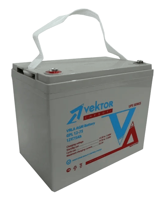 Аккумуляторная батарея Vektor GPL 12-75