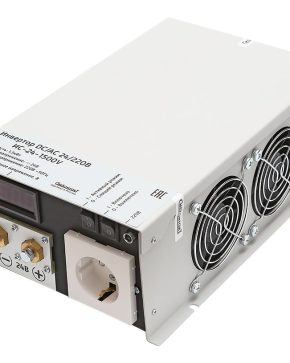 ИС-24-1500V инвертор, преобразователь напряжения DC/AC, 24В/220В, 1500Вт