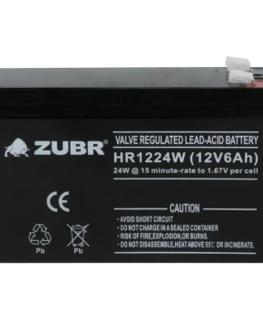 Аккумуляторная батарея для ИБП ZUBR HR12-24W 12V6Ah