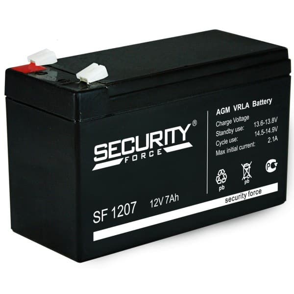 Аккумуляторная батарея Security Force SF 1207 — изображение 2
