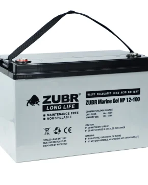 Аккумуляторная батарея для ИБП ZUBR Marine Gel NP 12V 100Ah (серый корпус)