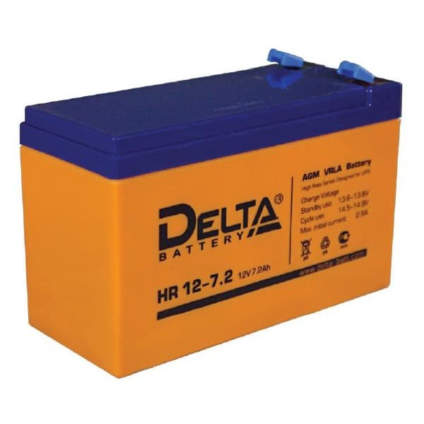 Аккумуляторная батарея Delta HR 12-7.2 — изображение 2