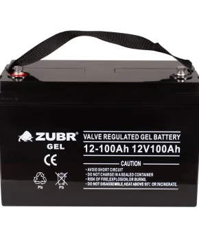 Аккумуляторная батарея для ИБП ZUBR MARINE GEL NPG12-100 Ah (черный корпус)